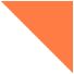 A solid orange triangle on a black background.